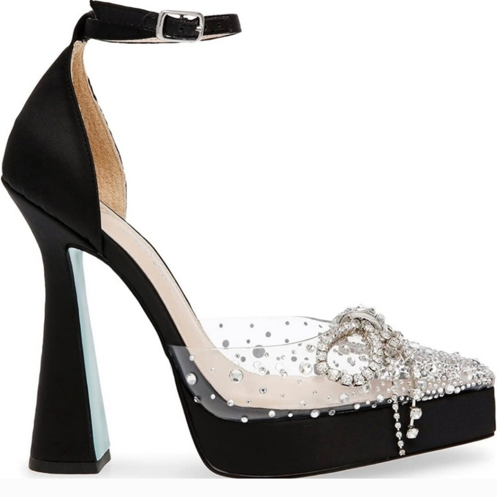 Betsey johnson Rhinestone Cher sz 9.5